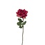 Rose Artificial Flower | Color: Bordeaux Red | ↕ Length 70 cm | Sold Individually