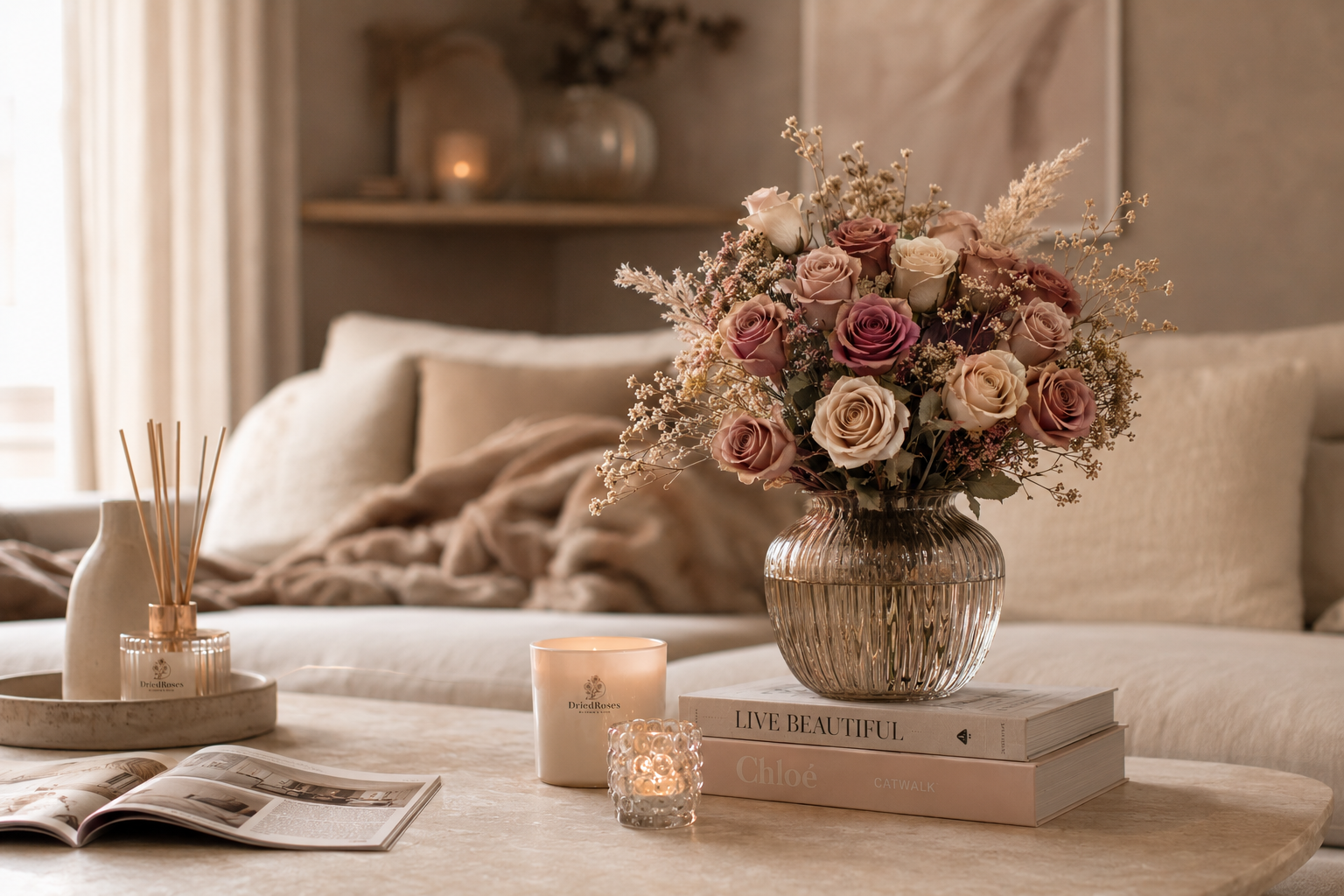 Dried and Artificial Flowers: The Perfect Holiday Flowers for a Stylish Home