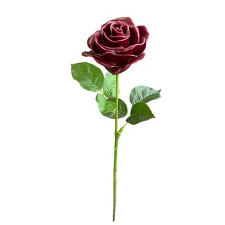 Voks Rose | Farve: Rød | ↕ Længde 70 cm | Pr. stk.