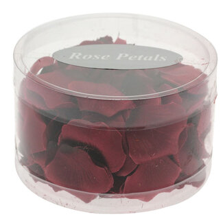 Pétales de rose Fleur artificielle | Couleur : Bordeaux | Par 150 pétales