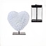 Foam Hart Rozen | Kleur: Wit | Inclusief standaard