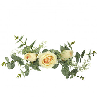 Rosenarrangement Kunstblumen | Farbe: Creme | Pro Stück
