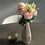 Boeket Pioenroos Kunstbloem | Kleur: Roze | ↕ Lengte: 45 cm | Per stuk