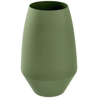 Vaas Alene | Kleur Olijfgroen | Ø Diameter 15 cm | ↕ Hoogte 24,5 cm