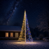 Xmas Starlight® Xmas Starlight® FLEXBELT DUO | 6 meter vlaggenmast-kerstboom | 1500 LED-lampjes | Warm wit & multicolor | DUO
