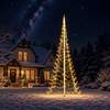 Xmas Starlight® TWINKLE | 8 meter vlaggenmast-kerstboom | 2000 LED-lampjes | Warm wit | inclusief smartplug