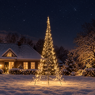 Xmas Starlight® Xmas Starlight® | 5 meter kerstboom | 1000 LED-lampjes | Warm wit | inclusief mast