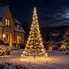 Xmas Starlight® | 4 meter kerstboom | 800 LED-lampjes | Warm wit | inclusief mast