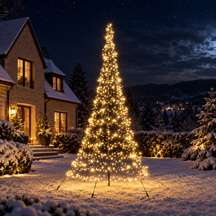 Xmas Starlight® Xmas Starlight® | 4 meter kerstboom | 800 LED-lampjes | Warm wit | inclusief mast
