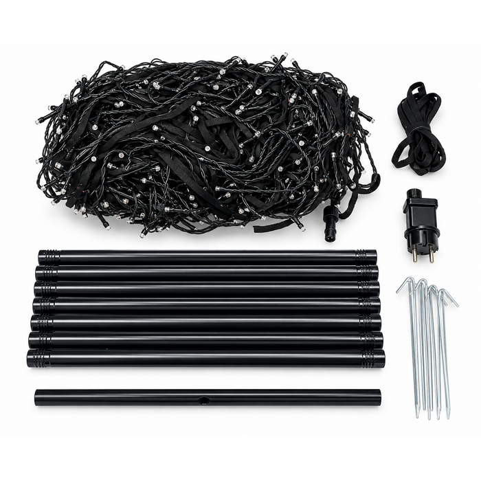 Xmas Starlight® Xmas Starlight® | 4 meter kerstboom | 1200 LED-lampjes | Warm wit | inclusief mast