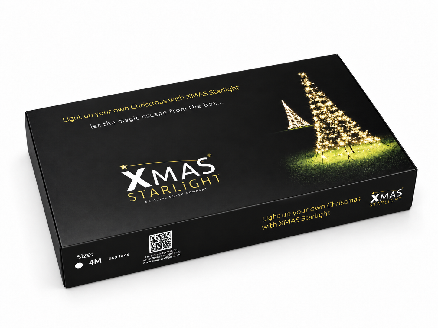 Xmas Starlight® Xmas Starlight® | 4 meter kerstboom | 1200 LED-lampjes | Warm wit | inclusief mast