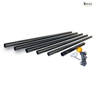 Xmas Starlight® Xmas Starlight® | Deelbare mast | 5 meter | 5 delen | Ø 50 mm