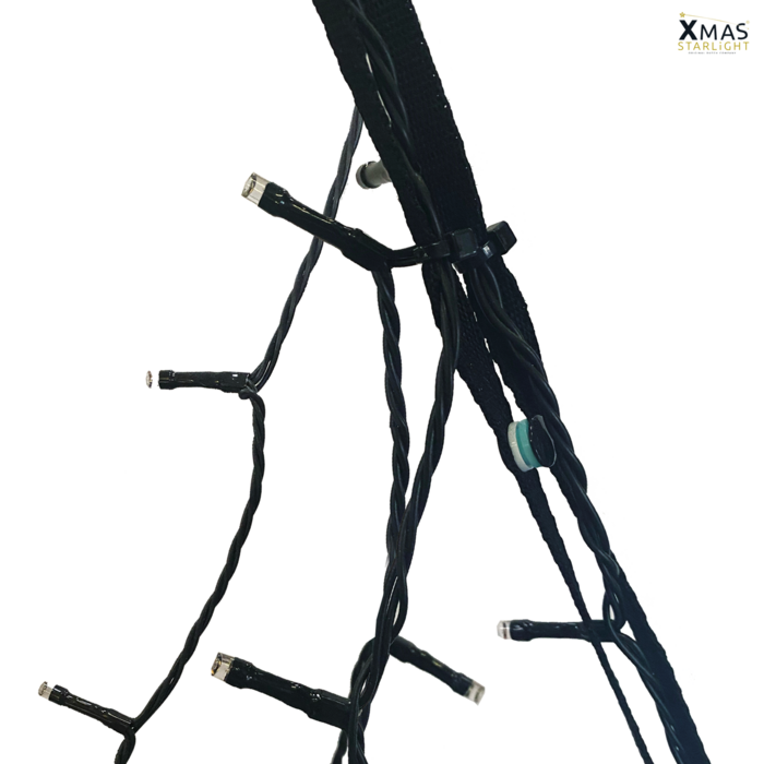 Xmas Starlight® Xmas Starlight® | 8 meter vlaggenmast-kerstboom | 2000 LED-lampjes | Warm wit | Classic