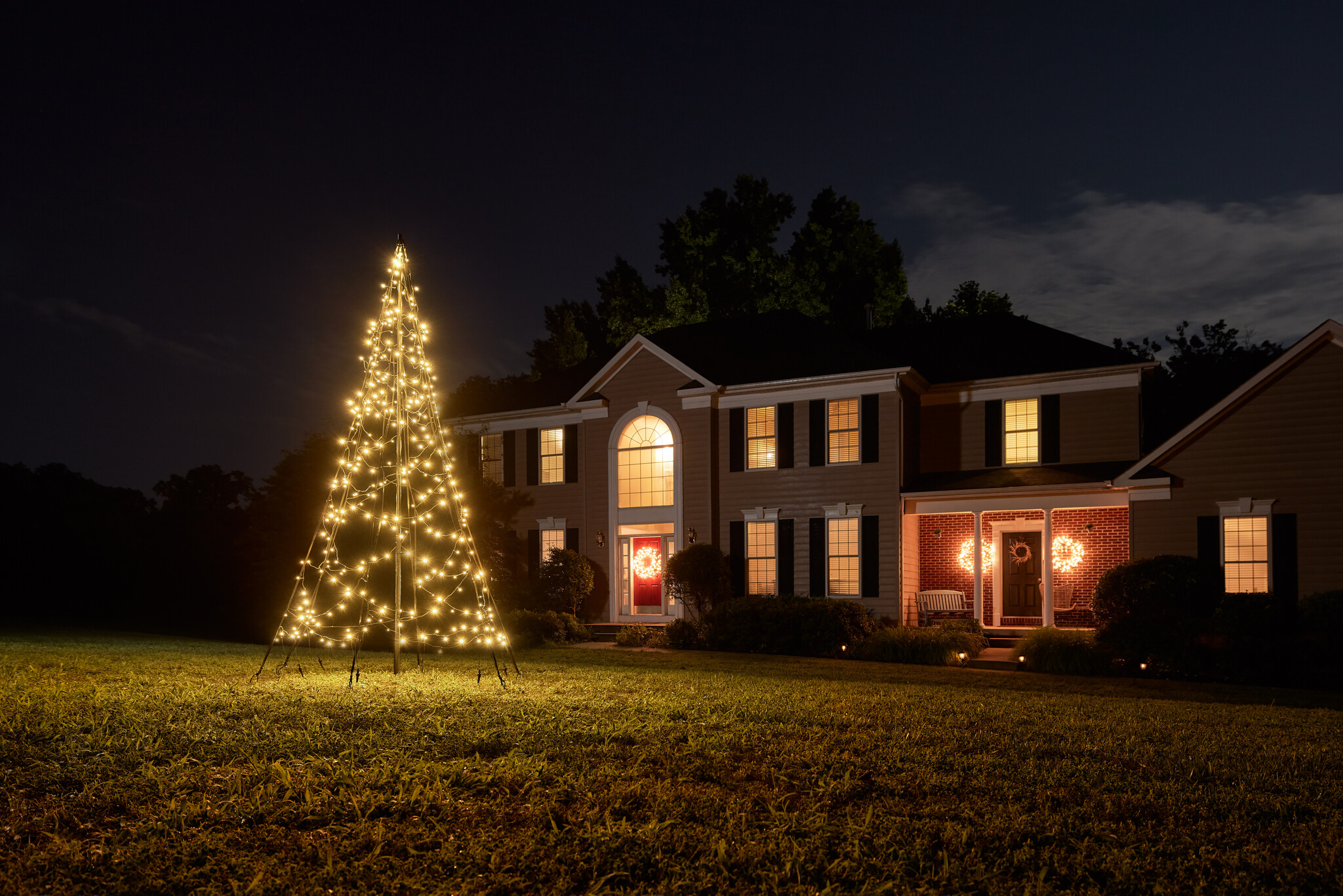 Fairybell LED Kerstboom 3 Meter LED Warm Wit Inclusief Mast
