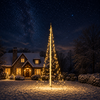 Xmas Starlight® | 6 meter vlaggenmast-kerstboom | 1000 LED-lampjes | Warm wit | inclusief timer