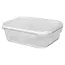 Glass meal prep container with clip-top lid – 1.5 litre