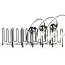 Ausziehbarer Metall-Deckel- und Tellerorganizer schwarz – 8 bis 74 cm