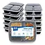 Wiederverwendbare Meal-Prep-Boxen mit 3 Fächern – 10er-Set