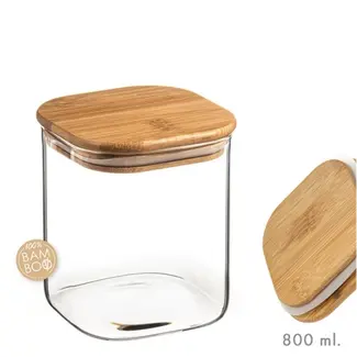 Square storage jar 800 ml
