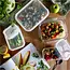 Glazen meal prep bakje met klikdeksel – 370 ml