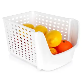 Groente- en fruitbak wit