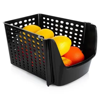 Black fruit and vegetable container