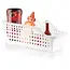 Weißer Kühlschrank-Organizer mit Belüftung – 34,5 x 13 x 11,5 cm