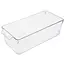 Transparenter Kühlschrank-Organizer mit Griff – 32,5 x 15 x 10 cm
