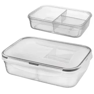 Lunch box 3 compartments 1 litre