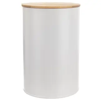 Vorratsdose Metall weiß 800 ml