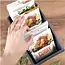 Grey plastic herb and spice organizer – 25 x 15 x 9 cm