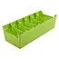 Grüner Kräuter- und Gewürzorganizer mit 6 Fächern – 30 x 13 x 8 cm