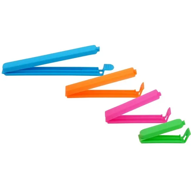 Kunststoff-Beutelclips Set 32 Stück – 4 Größen