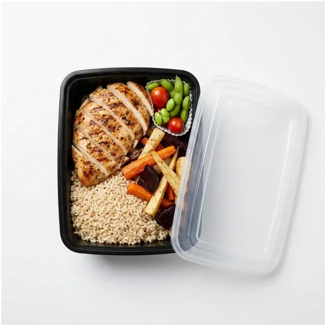 Wiederverwendbare Meal-Prep-Boxen mit 1 Fach – 10er-Set