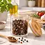 Glass storage jar with bamboo lid – 220 ml