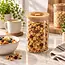 Glass storage jar with bamboo lid – 950 ml