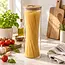 Vorratsglas für Spaghetti mit Bambusdeckel – 1700 ml