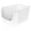 Witte groente- en fruitbak met perforatie – 29 x 21 x 16 cm