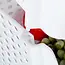 White fruit and vegetable container with perforation – 29 x 21 x 16 cm