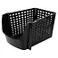 Zwarte groente- en fruitbak met perforatie – 29 x 21 x 16 cm
