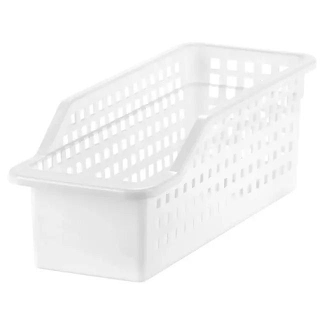 Weißer Kühlschrank-Organizer mit Belüftung – 34,5 x 13 x 11,5 cm
