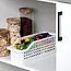 Weißer Kühlschrank-Organizer mit Belüftung – 34,5 x 13 x 11,5 cm