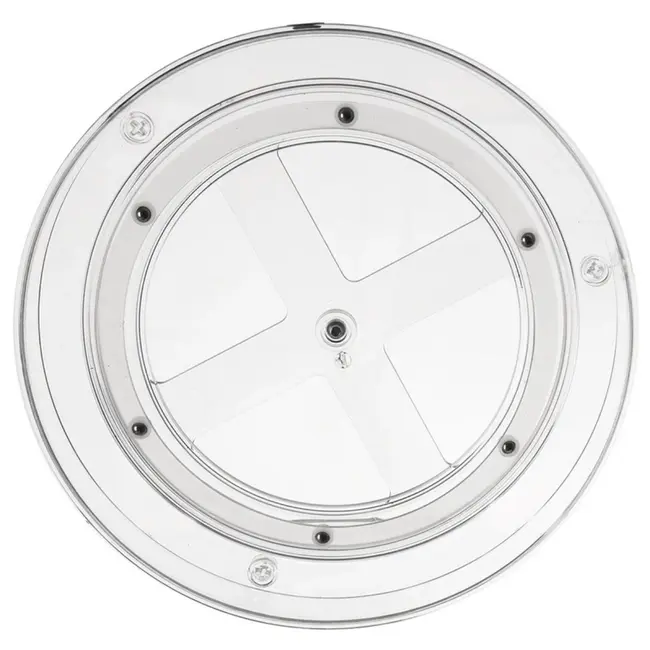 Transparenter Drehteller-Organizer für Gewürze und Gläser – 27 cm
