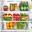 Transparent fridge organizer with handle – 32.5 x 15 x 10 cm