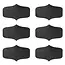 Zwarte krijtbord labels 5,5 × 3,3 cm – 6 herbruikbare etiketten