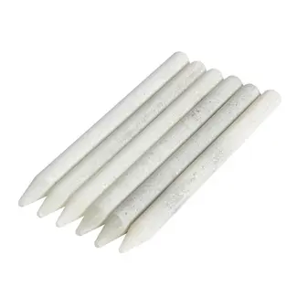 Krijtpotloden wit – 6 stuks