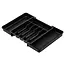 Expandable Black Cutlery Tray 33–56.5 × 37.5 cm