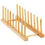 Bamboe deksel- & bordorganizer 34,5 × 12 × 12 cm – 8 vakken