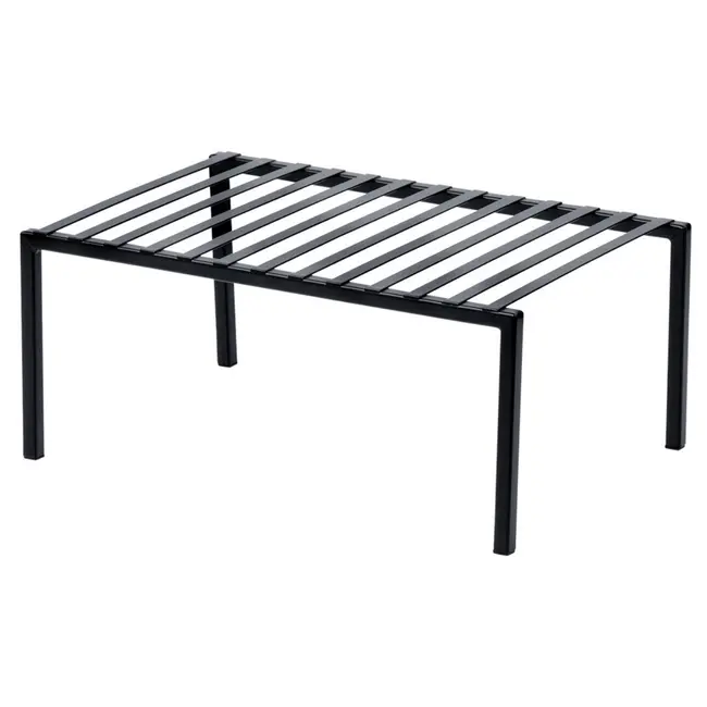 Black Metal Kitchen Shelf 33 × 21 × 14 cm