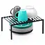 Black Metal Kitchen Shelf 33 × 21 × 14 cm